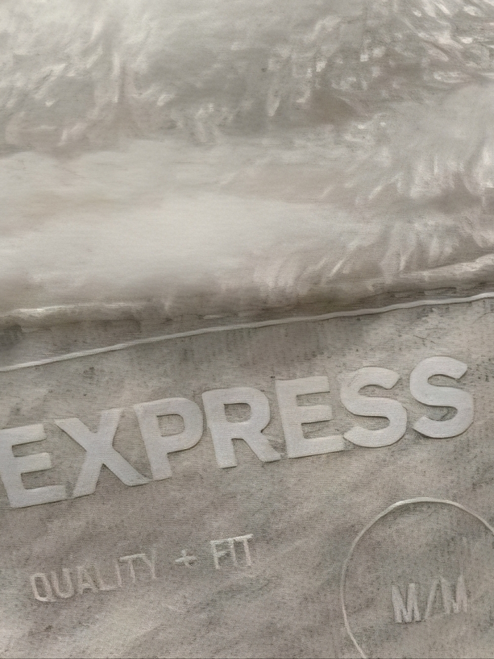 Express Soft Double Zip Up Hooded Sweater. Medium. - Picture 8 of 8